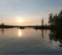 Sunrise Sunset Canoe Trip Maine Guide 90x80