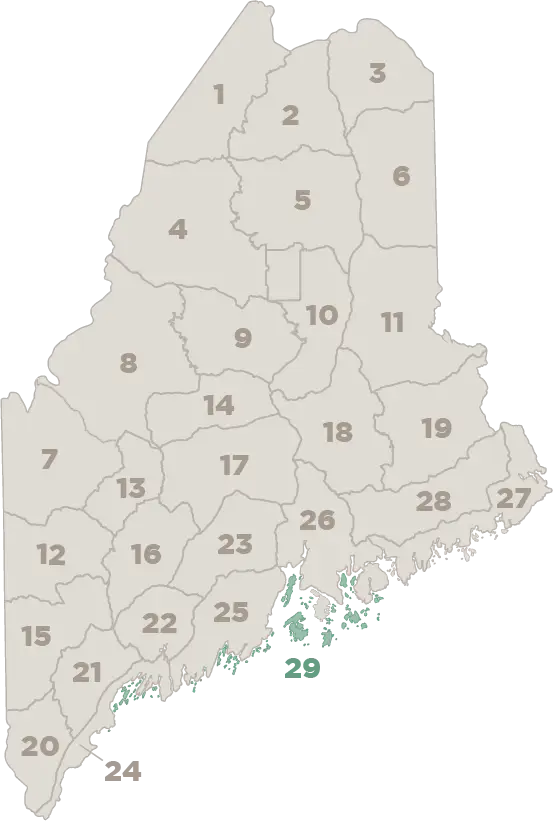 Maine Wildlife Management District (WMD) Zone Map