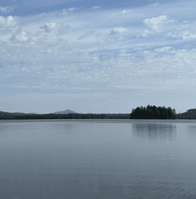 Family enjoying a Maine Guided Lake Fishing adventure on Salmon Lake