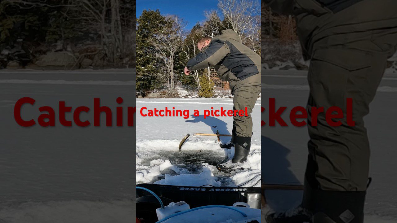 The Unmistakable Thrill of Maine Ice Fishing for Pickerel